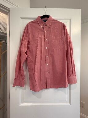 Tommy Hilfiger Red Gingham Button-Down Shirt